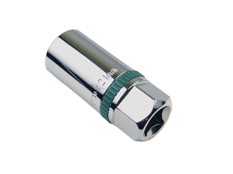 Головка свечная 1/2" Cr-V с ребристым кольцом